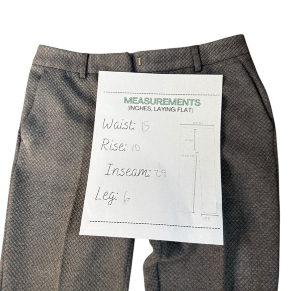 Essentials by Milano Gray Stretch Dress Pants | Size 8 | Work Trousers - Picture 12 of 12